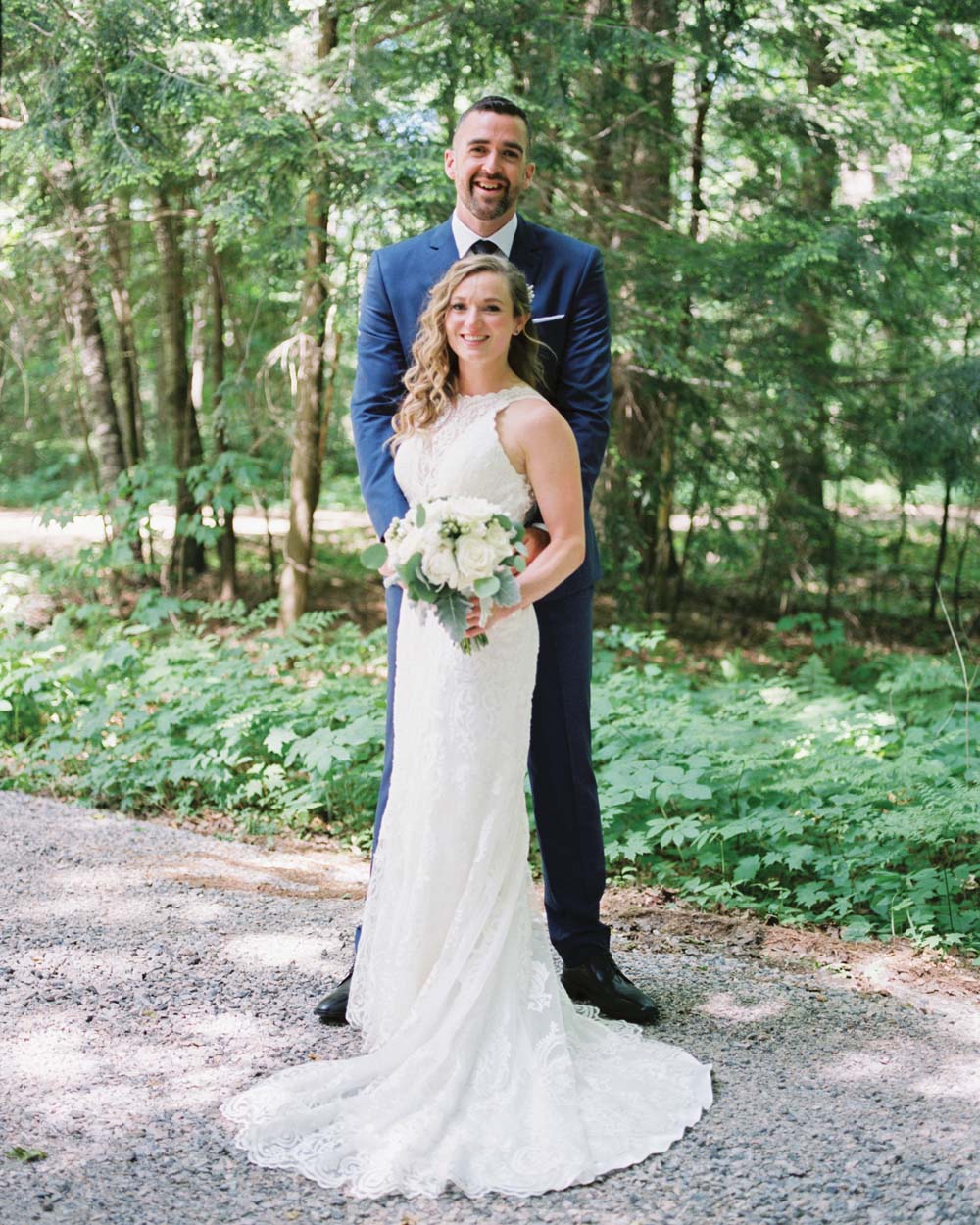Olympian Rosie McLennan's Cottage Escape Wedding - Bride and Groom