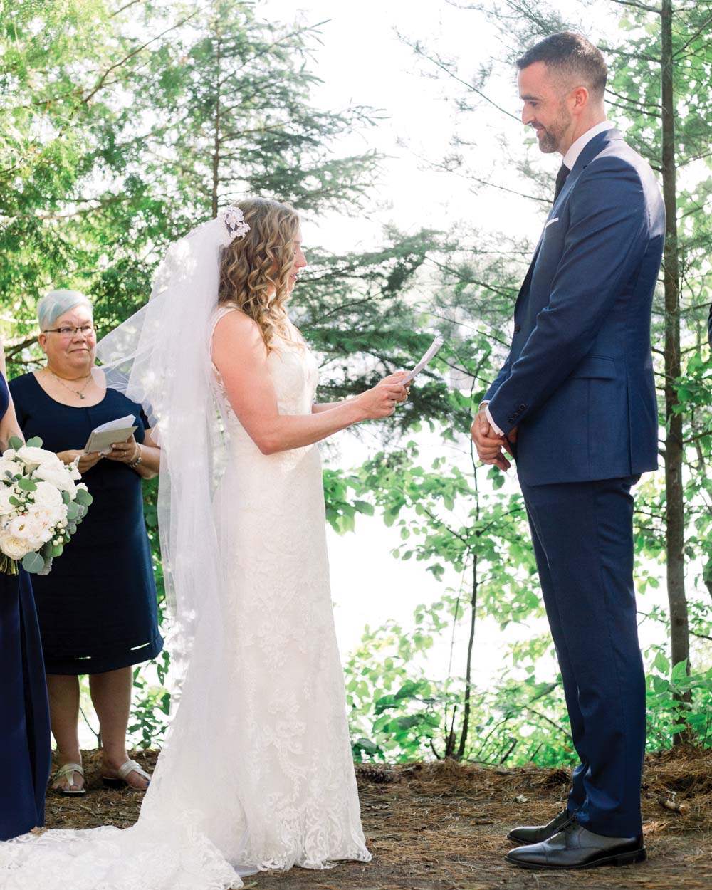 Olympian Rosie McLennan's Cottage Escape Wedding - Vows