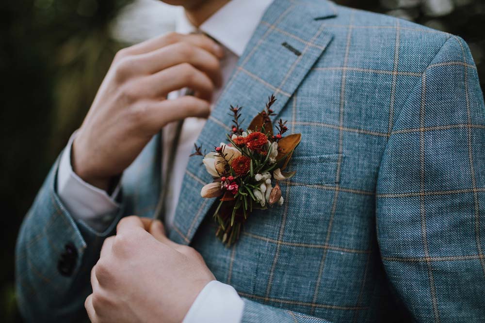 These Are The Details You Need For A Southwestern-Inspired Wedding - boutonniere
