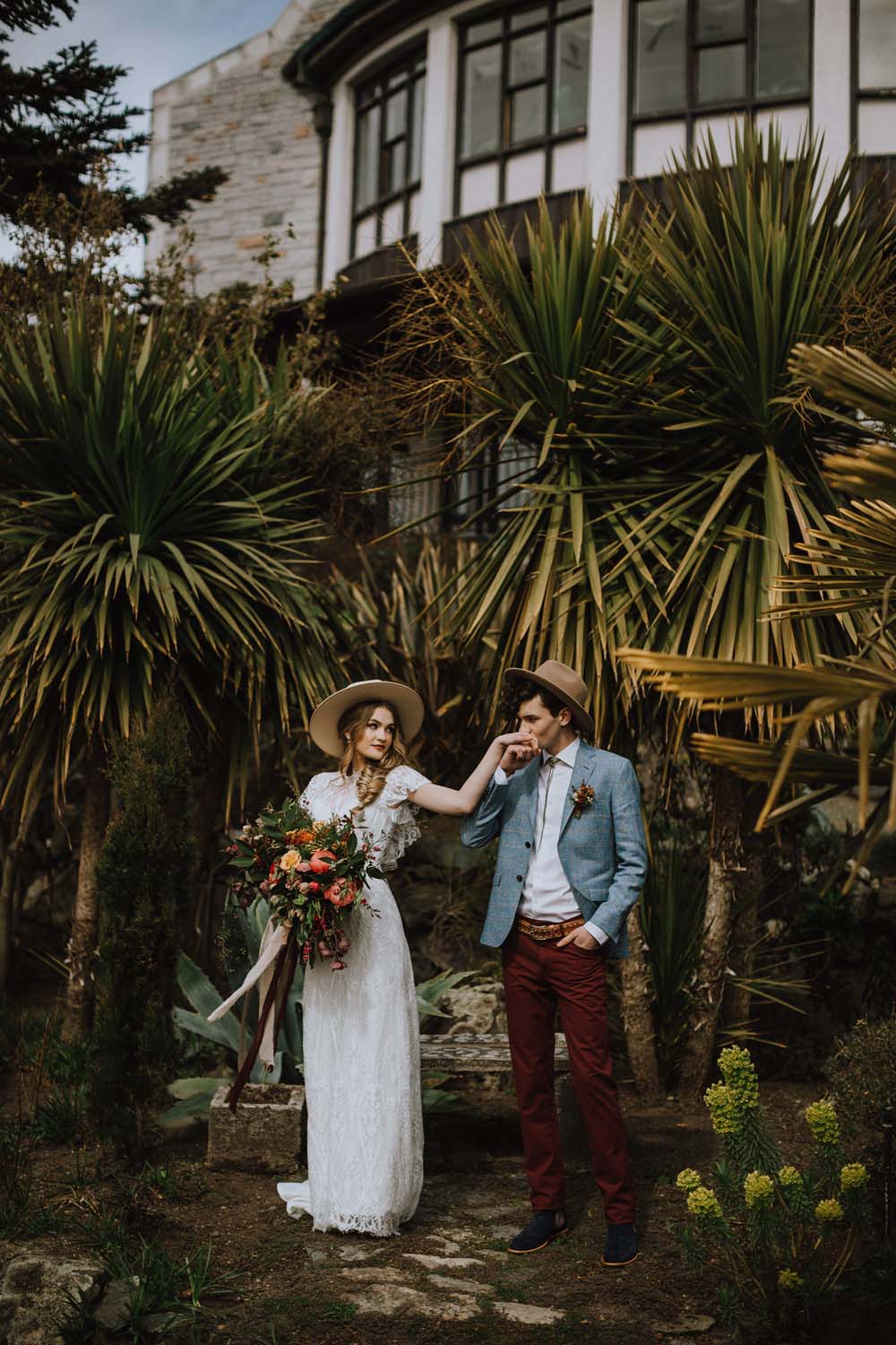 These Are The Details You Need For A Southwestern-Inspired Wedding - bride and groom