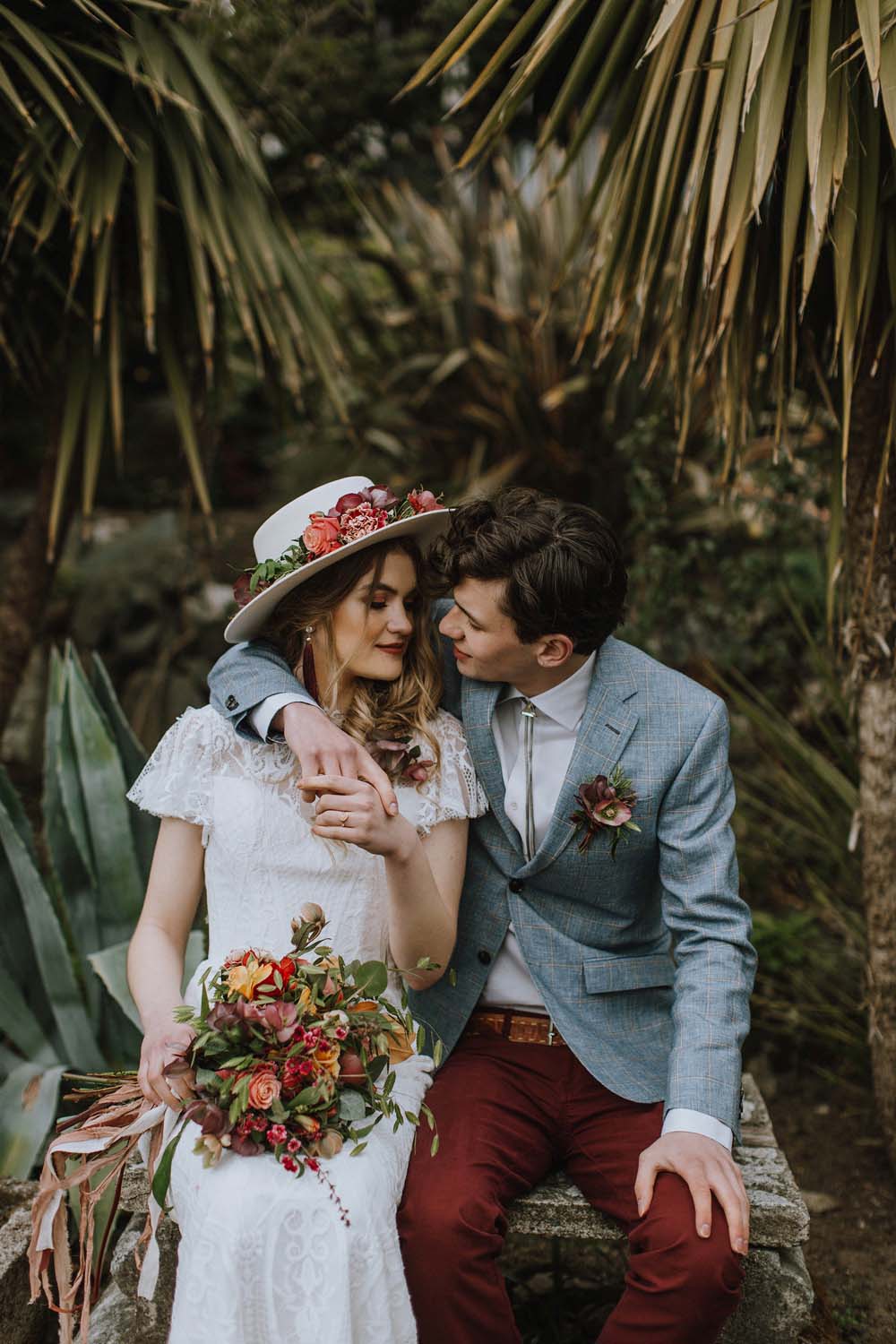 These Are The Details You Need For A Southwestern-Inspired Wedding - bride and groom