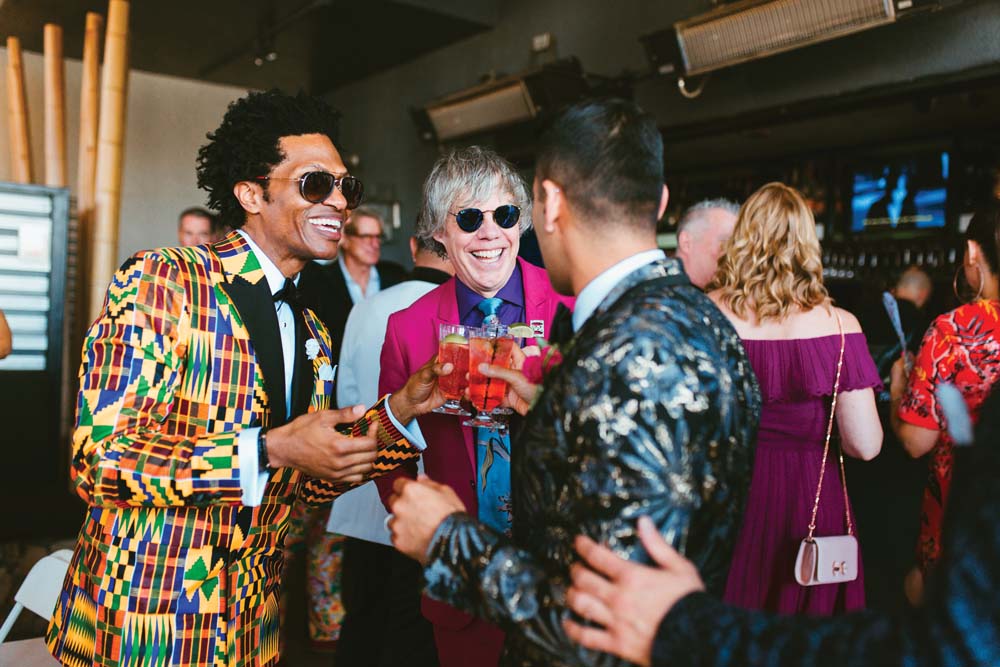 The Style Guys' Fun And Sophisticated Wedding In Palm Springs - guests