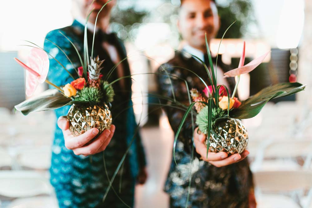 The Style Guys' Fun And Sophisticated Wedding In Palm Springs - plants