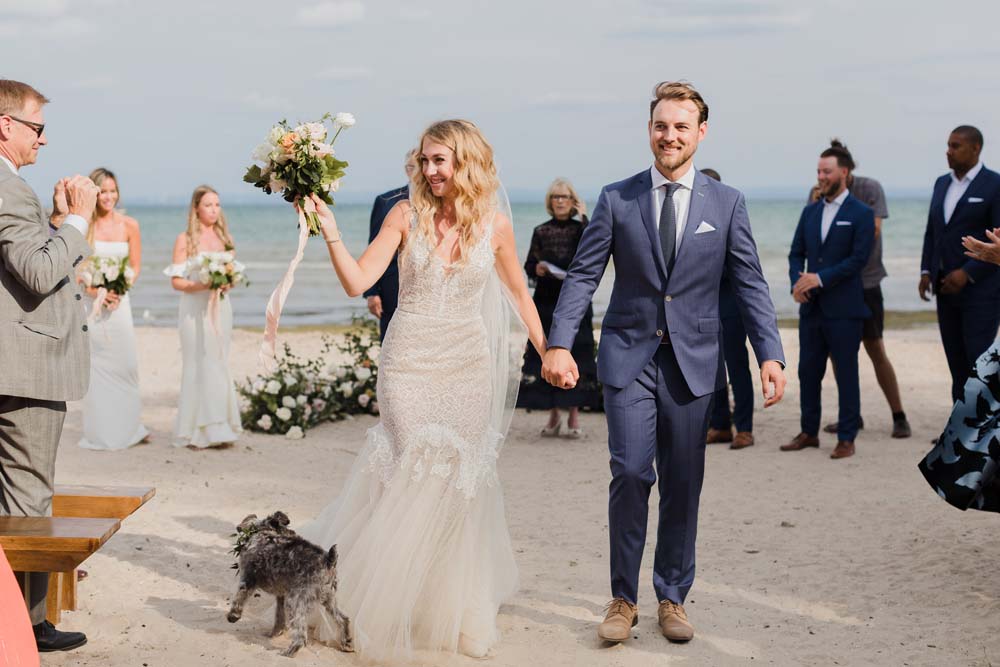 A Whimsical Wedding at Windmill Point, Ontario - Just Married