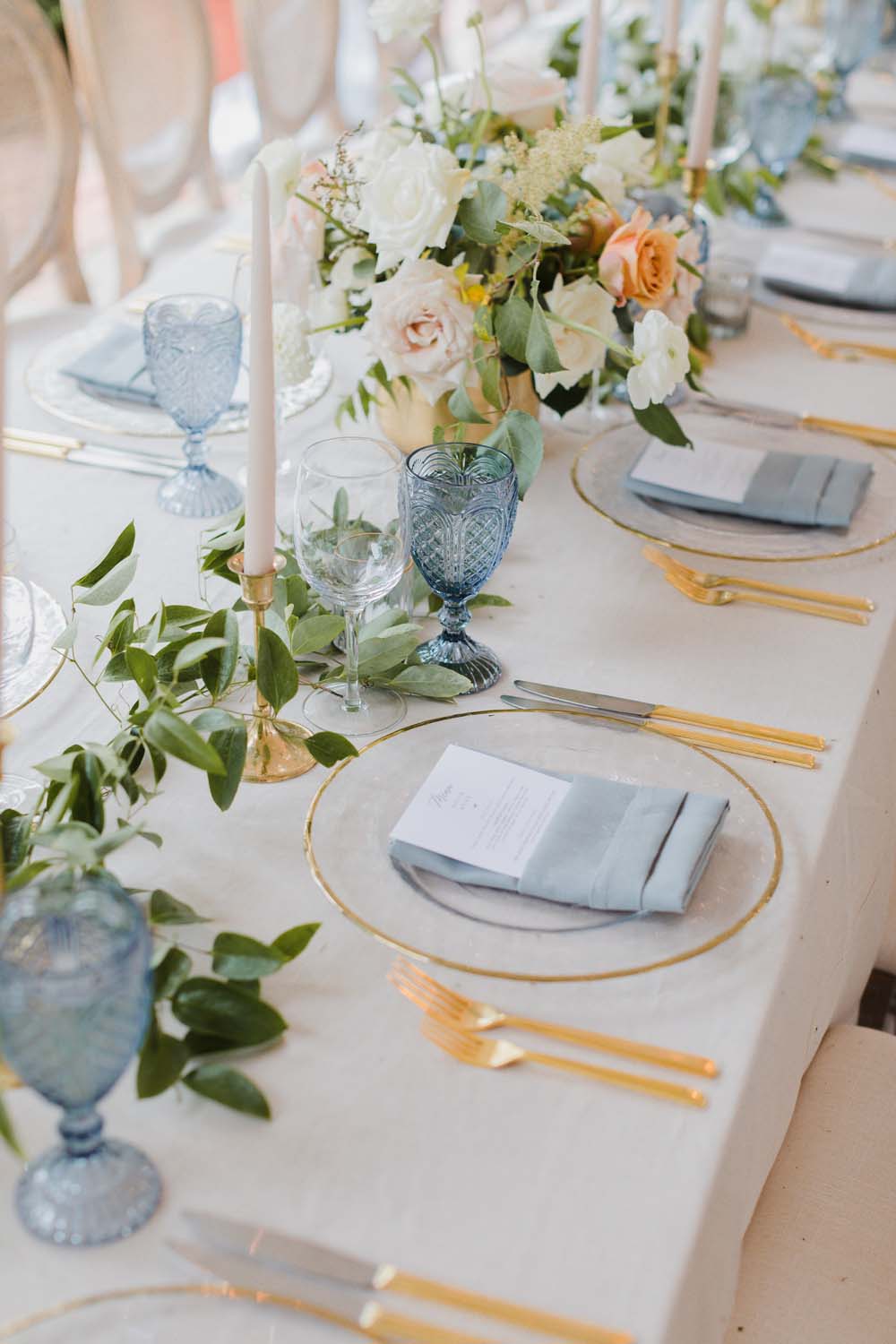 A Whimsical Wedding at Windmill Point, Ontario - Tablescape