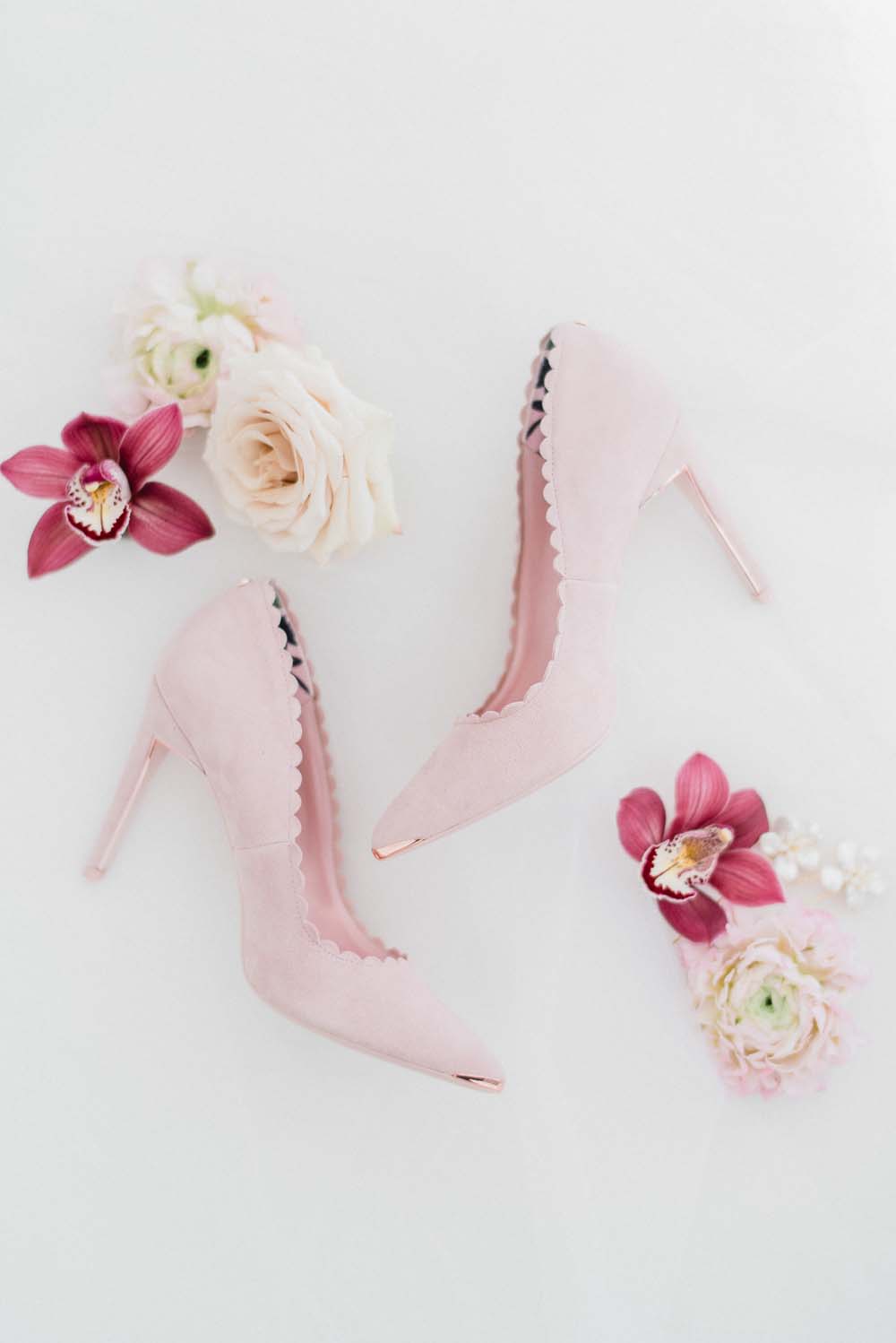 A Colourful Pink & Mauve Styled Shoot At The Art Gallery of Hamilton - Shoes