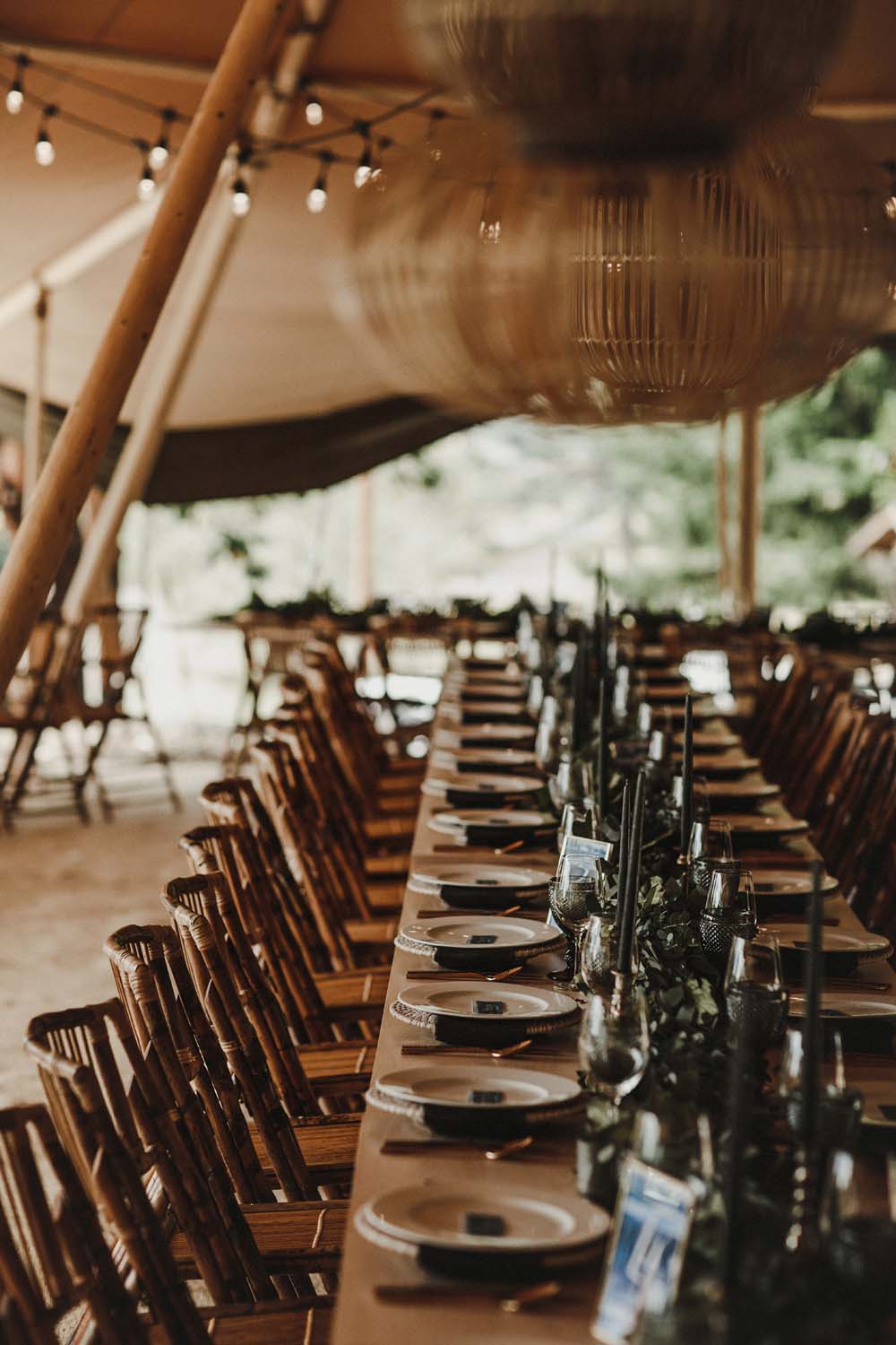 A Scandinavian-Inspired Wedding in British Columbia - Tablescape