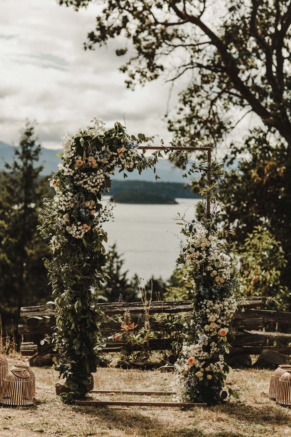 A Scandinavian-Inspired Wedding in British Columbia - Arch