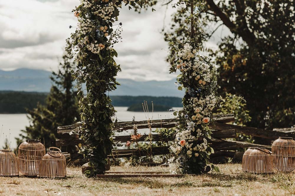 A Scandinavian-Inspired Wedding in British Columbia - Arch