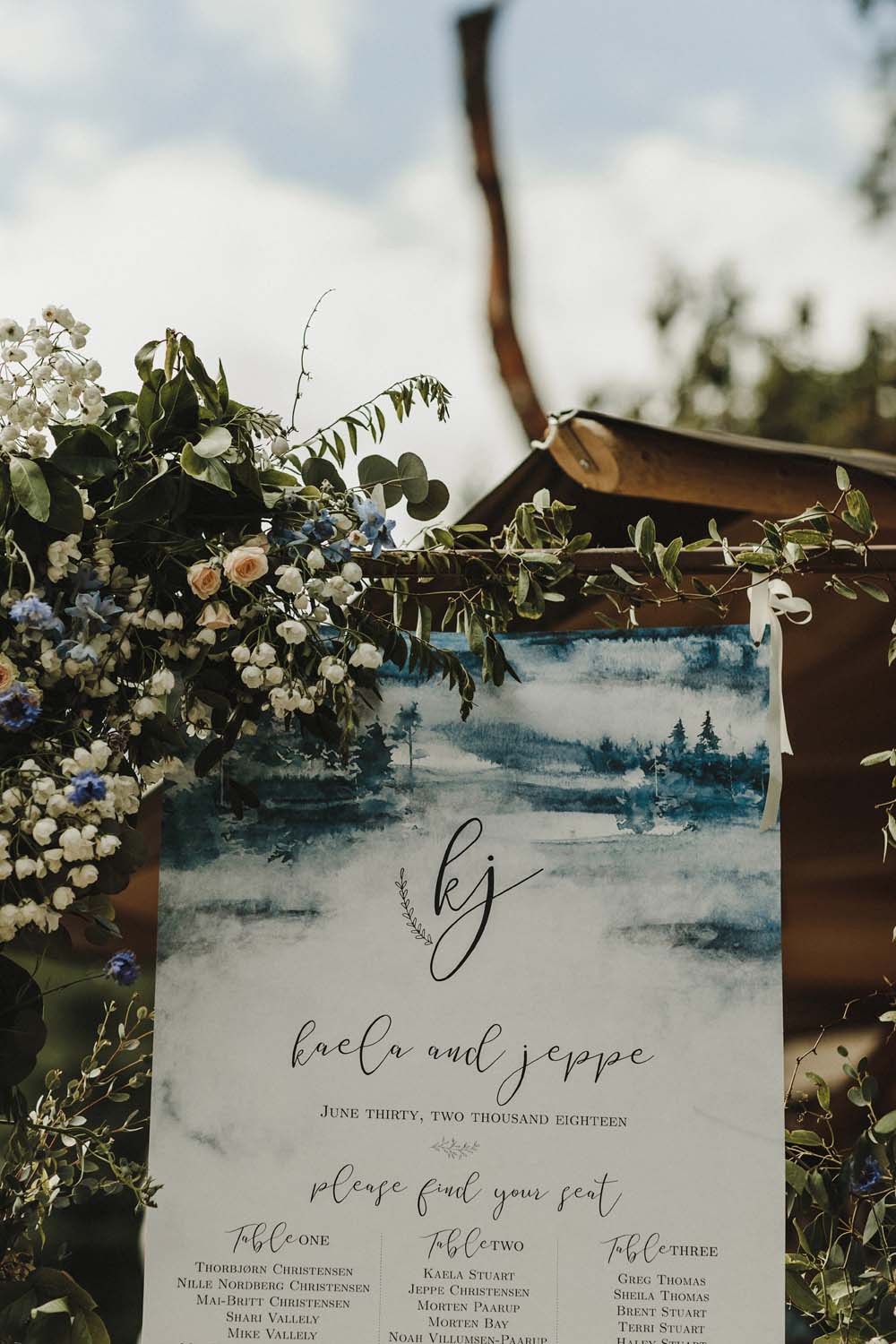 A Scandinavian-Inspired Wedding in British Columbia - board