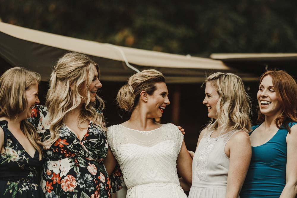 A Scandinavian-Inspired Wedding in British Columbia - bridal party