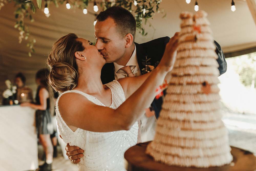 A Scandinavian-Inspired Wedding in British Columbia - Cake