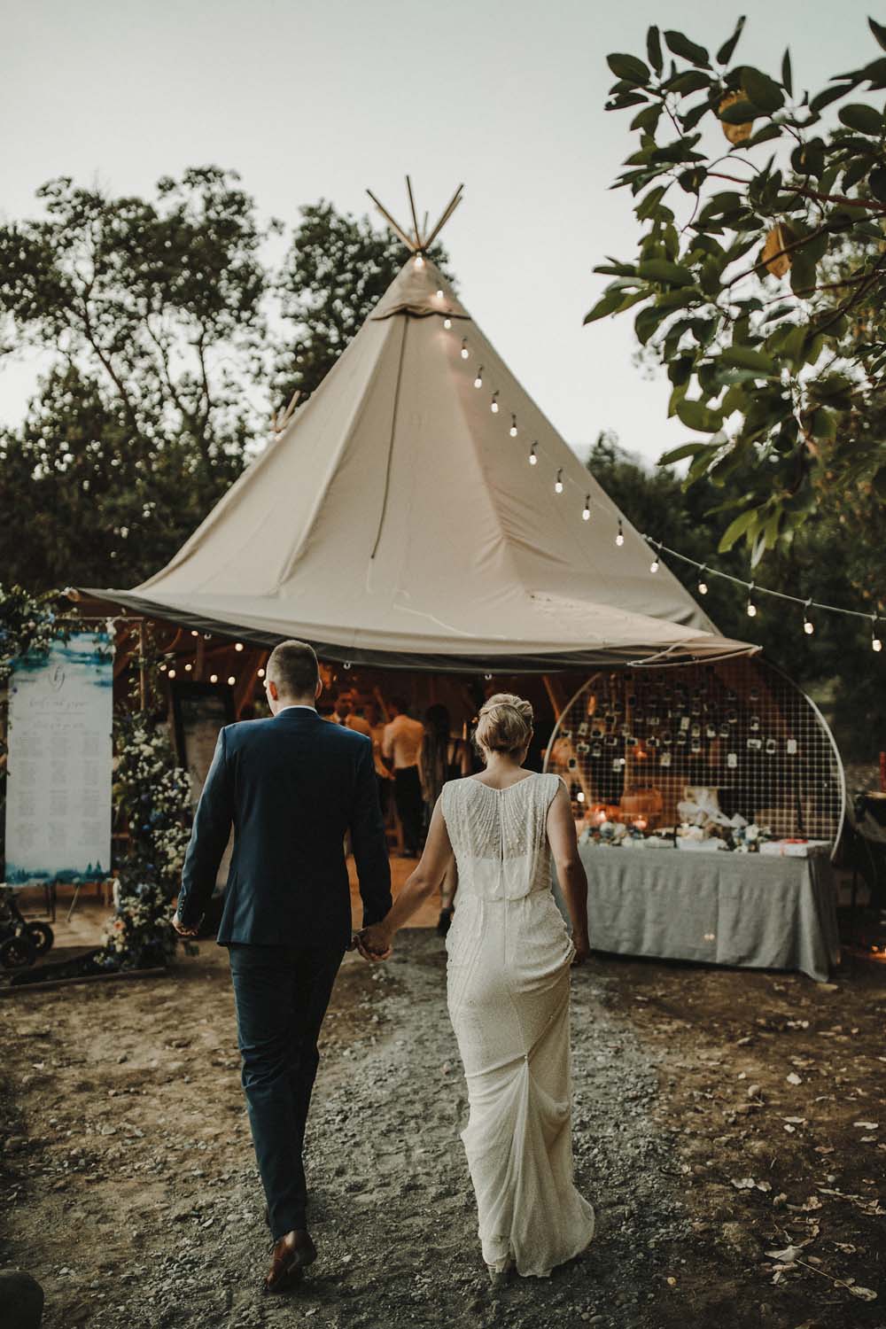 A Scandinavian-Inspired Wedding in British Columbia - tent