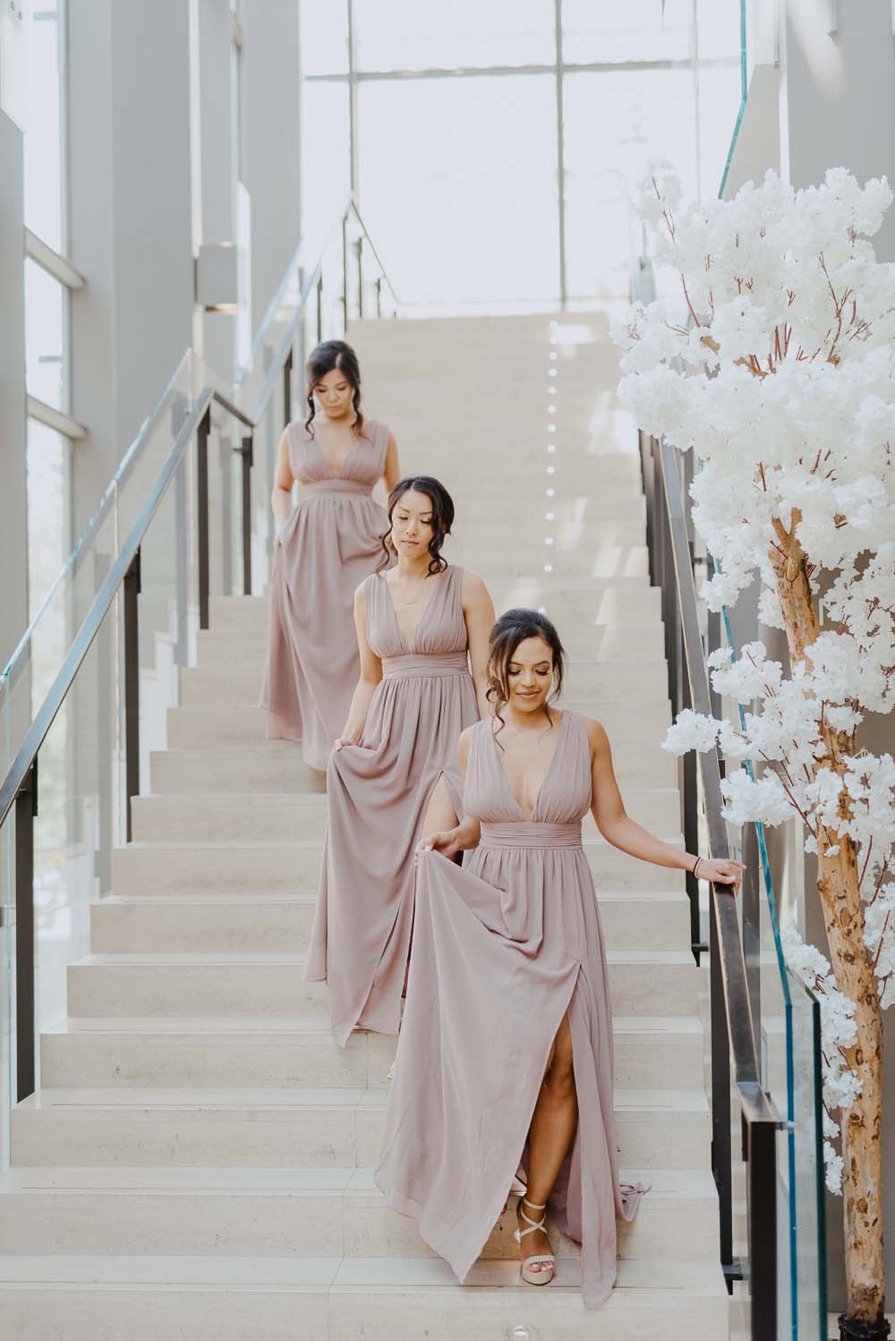 An Opulent Wedding At The Royal Conservatory Of Music - Bridal party