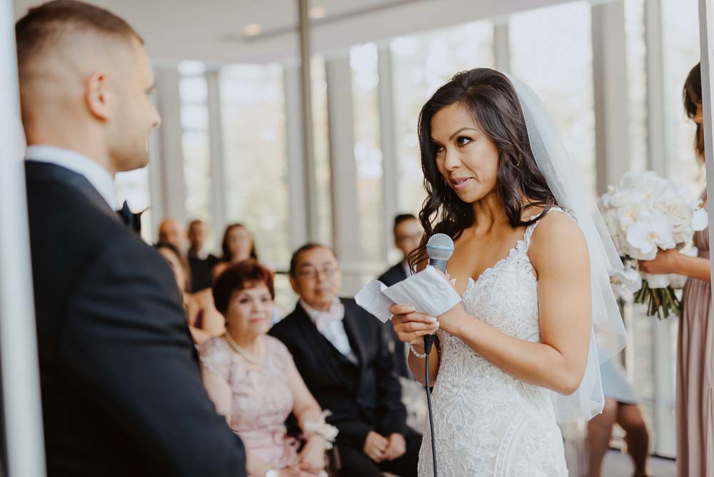 An Opulent Wedding At The Royal Conservatory Of Music - vows