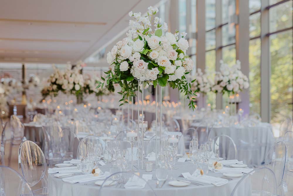 An Opulent Wedding At The Royal Conservatory Of Music - tablescape
