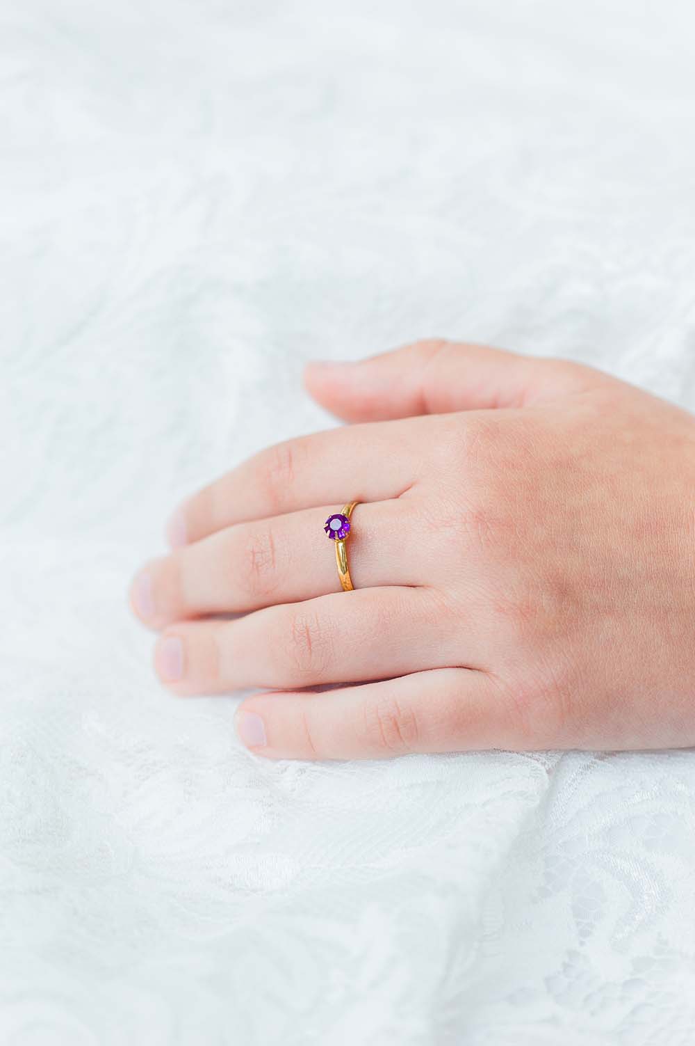 An Ultra Violet-Inspired Styled Shoot In Quebec - Ring