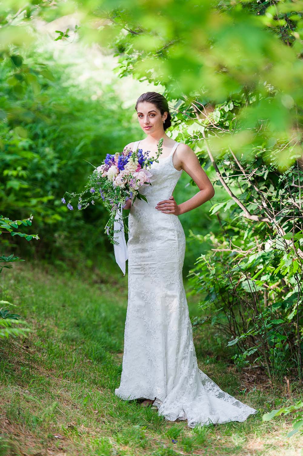 An Ultra Violet-Inspired Styled Shoot In Quebec - Bride