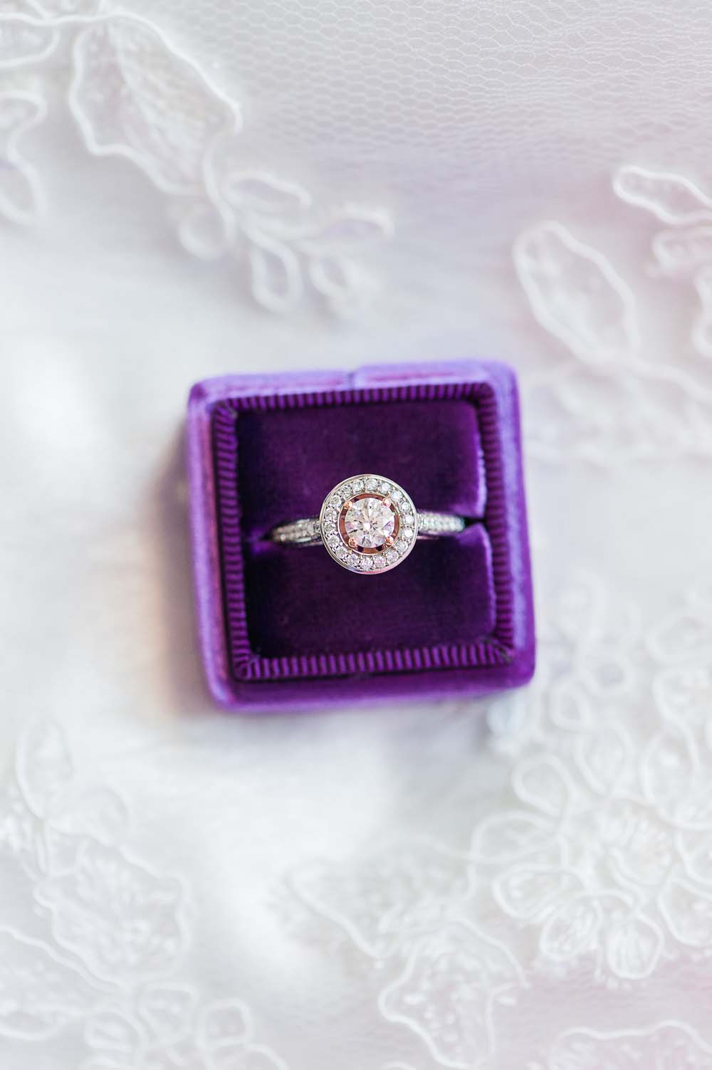An Ultra Violet-Inspired Styled Shoot In Quebec - Ring