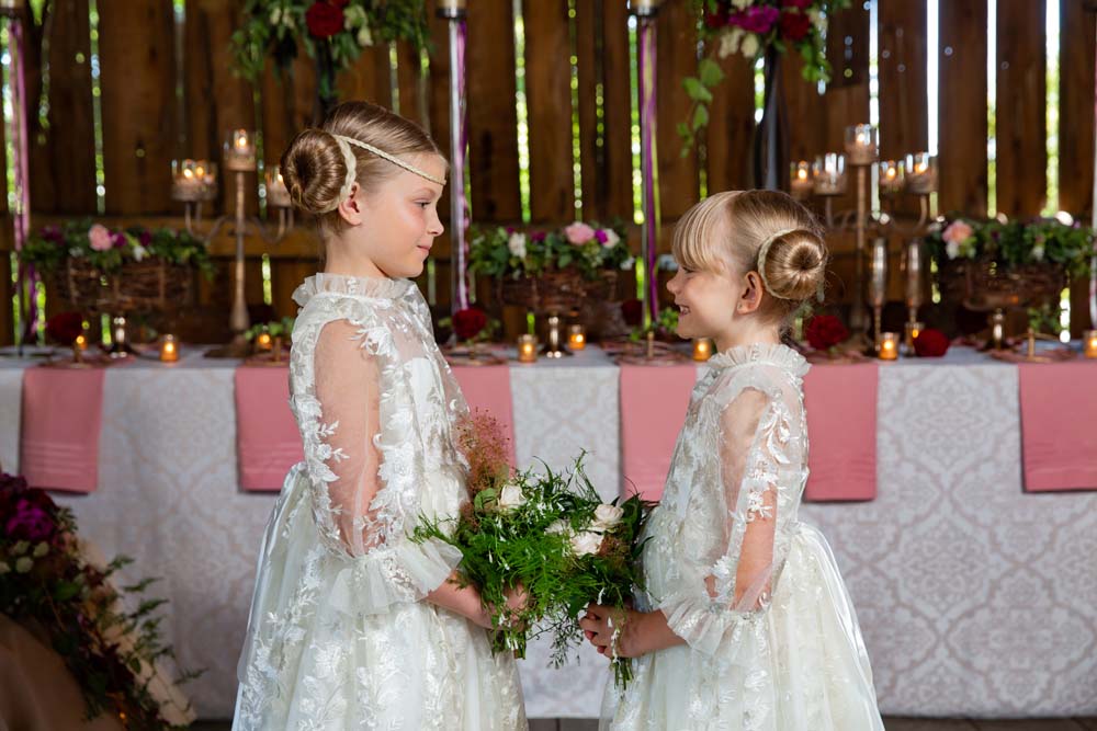 This Styled Shoot Was Inspired By Medieval Royalty - Flower Girls