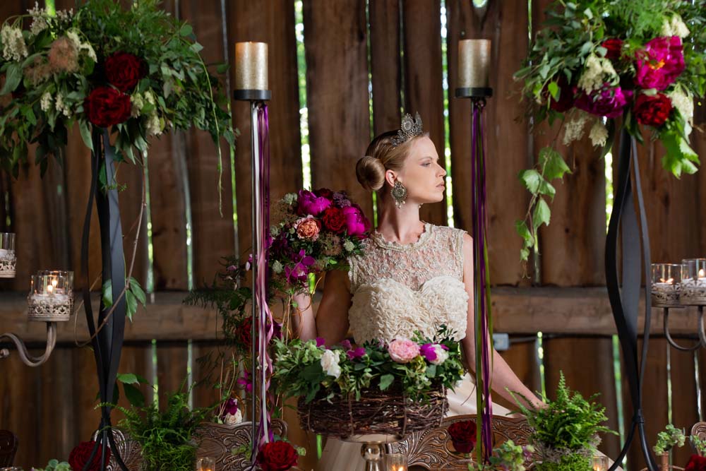This Styled Shoot Was Inspired By Medieval Royalty - Bride