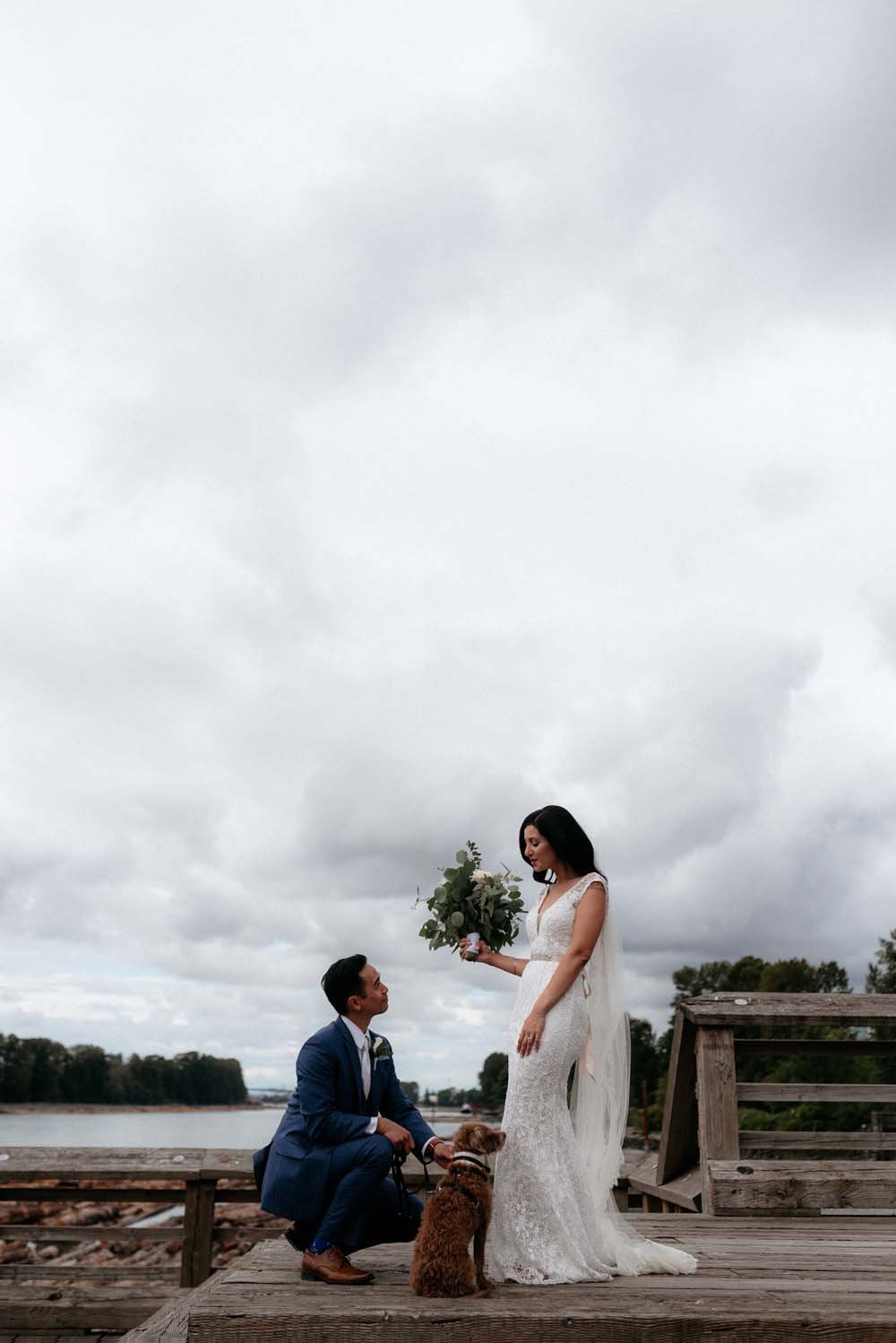 A Multicultural Wedding At The UBC Botanical Garden in Vancouver - bride and groom