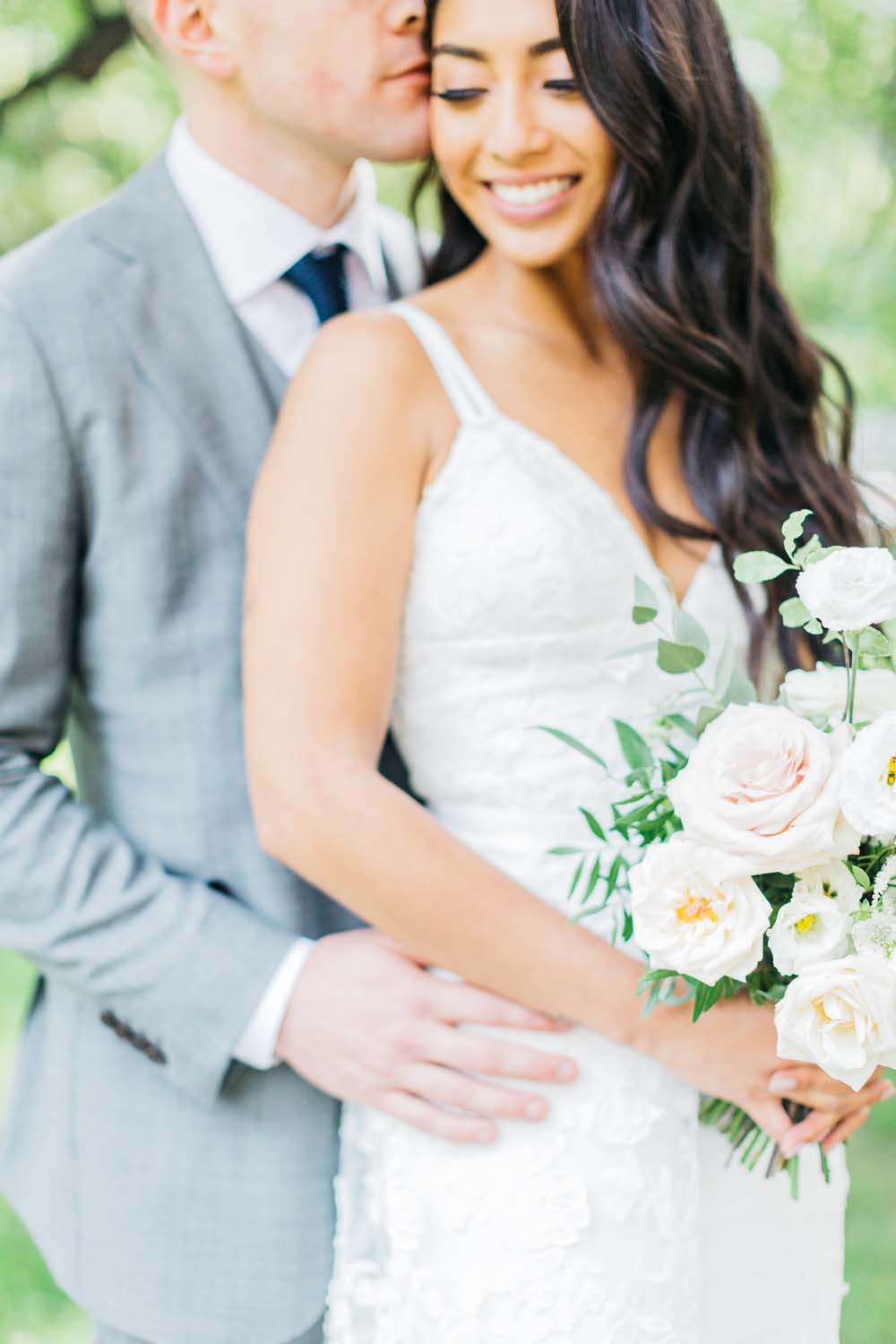 A Bright and Airy September Wedding in Toronto, Ontario - Bride and Groom