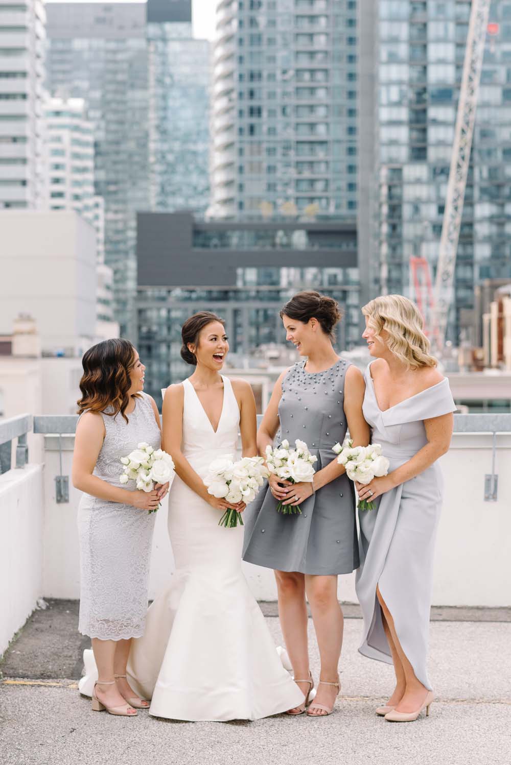 A Modern, Hacienda Hipster Wedding in Toronto, Ontario - Bride and Bridesmaids