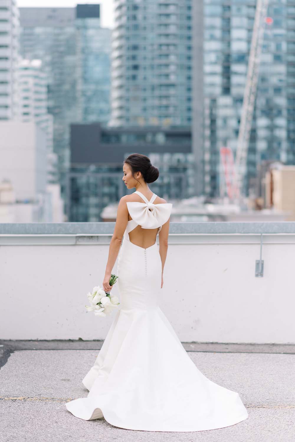 A Modern, Hacienda Hipster Wedding in Toronto, Ontario - Bridal Gown Details