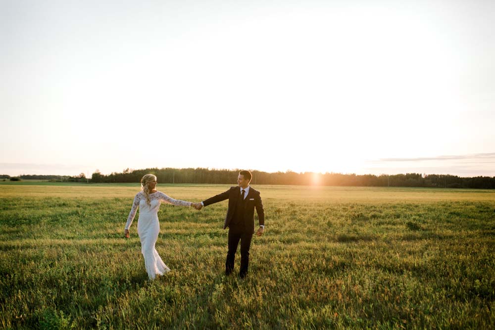 An Outdoor, Laid-Back Rustic Wedding in Grunthal, Manitoba