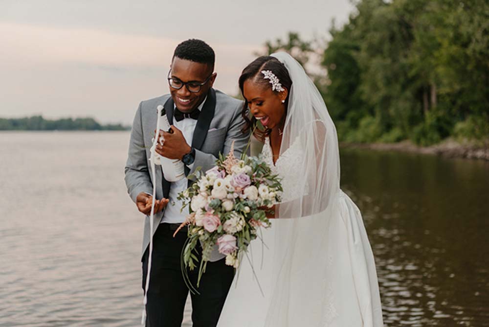 A Gorgeous Floral-Filled Blush & Mauve Wedding in Montreal