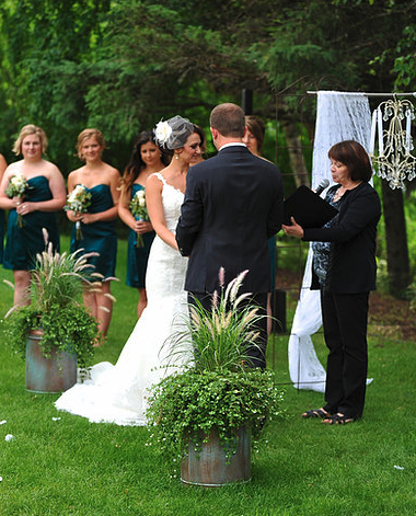 Wedding ceremony performed