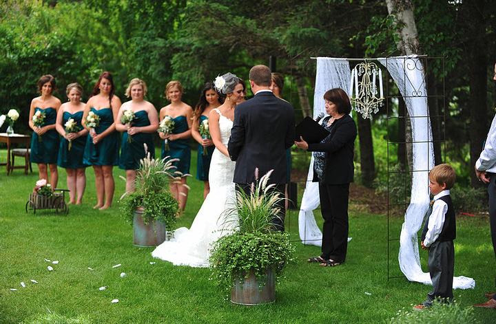 Wedding ceremony performed